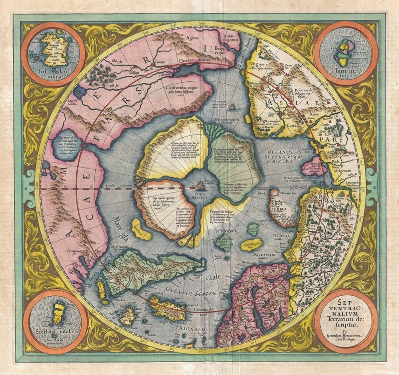  auteur autre Mercator_Mondius_Map_of_the_Arctic_(First_Map_of_the_North_Pole)_-_Geographicus_-_NorthPole-mercator-1606 